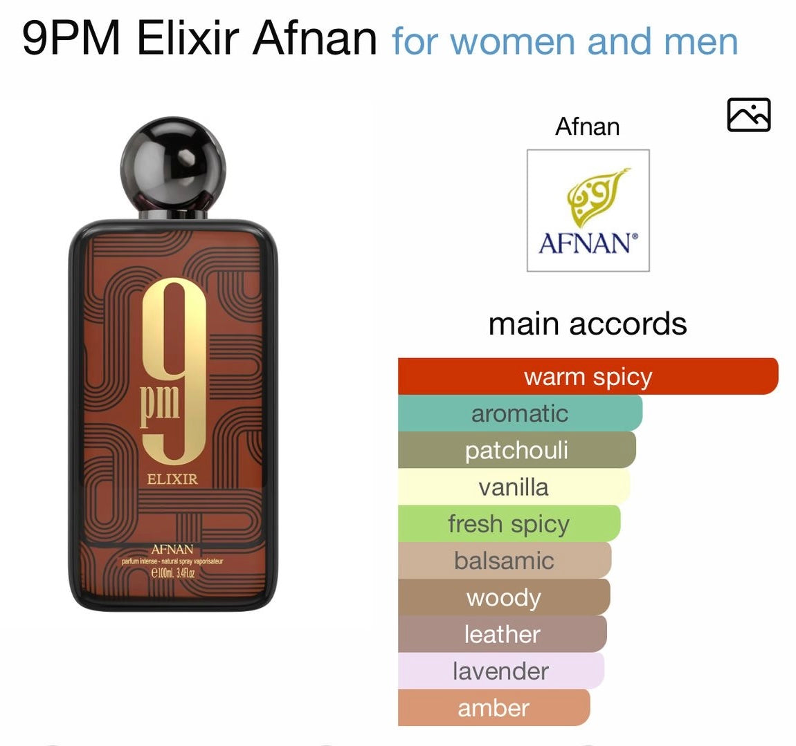 9PM Elixir 100ML - Afnan